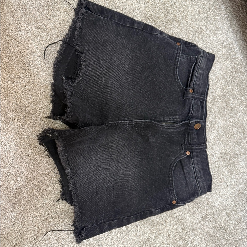 Celebrity Pink Black Jean Shorts